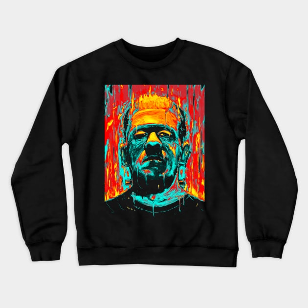 Frankenstein Crewneck Sweatshirt by nicebleed